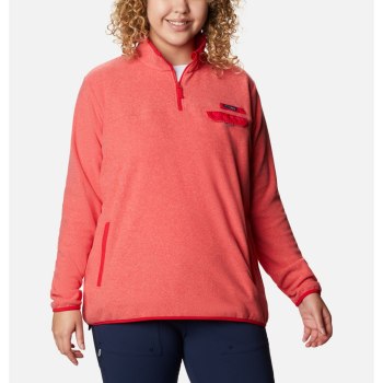 Dámské Svetry Columbia Harborside II Fleece Plus Size Červené TENRZO302